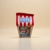 Red and white striped packaging box, chef duck plush doll, cute kitchen-themed decorative gift box Specification image